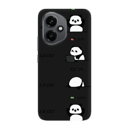 Honor Magic 400 My situation at work Black Colored Silicone TPU Θήκη