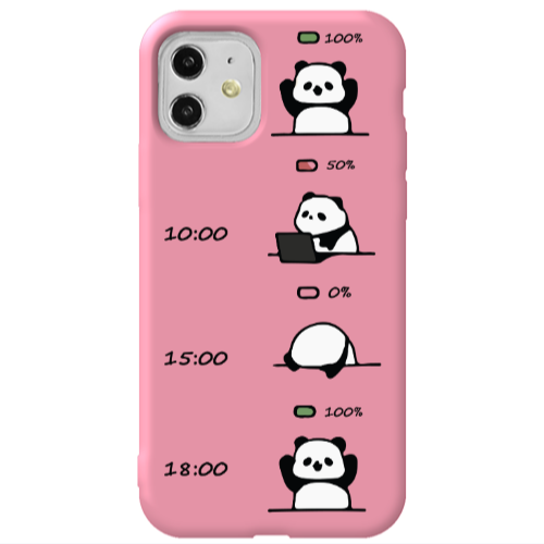 Apple iPhone 11  My situation at work Pink Colored Silicone TPU Θήκη
