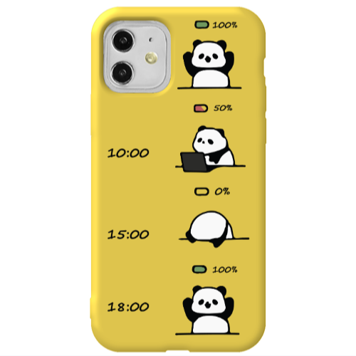 Apple iPhone 11  My situation at work Yellow Colored Silicone TPU Θήκη