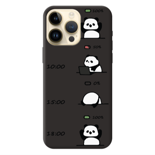 Apple iPhone 13 Pro Max My situation at work Black Colored Silicone TPU Θήκη