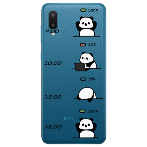 Samsung A02 My situation at work Transparent Silicone TPU Θήκη