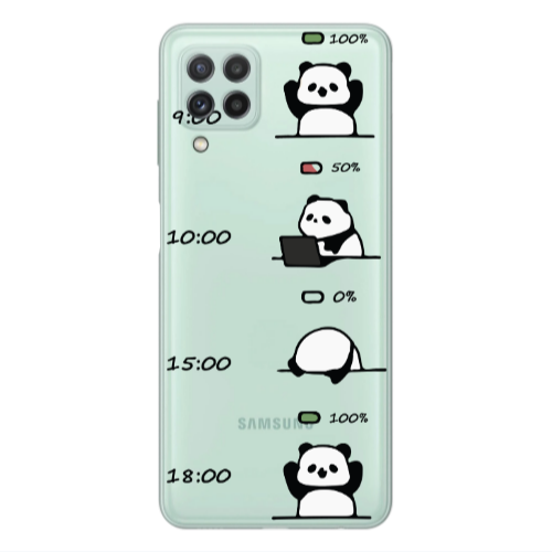 Samsung A22 4G My situation at work Transparent Silicone TPU Θήκη