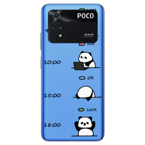 Xiaomi Poco M4 Pro 4G My situation at work Transparent Silicone TPU Θήκη