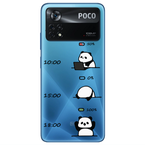 Xiaomi Poco X4 Pro My situation at work Transparent Silicone TPU Θήκη