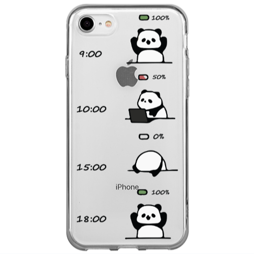 Apple iPhone 7 My situation at work Transparent Silicone TPU Θήκη