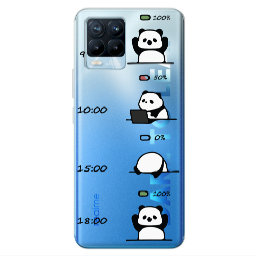 Realme 8 Pro My situation at work Transparent Silicone TPU Θήκη