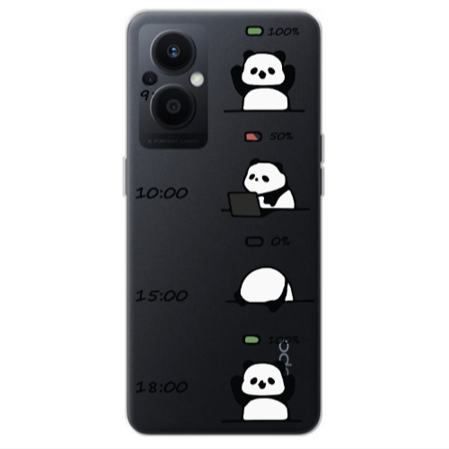 Oppo Reno 7 Lite My situation at work Transparent Silicone TPU Θήκη