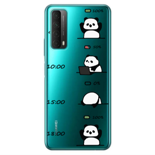 Huawei P Smart 2021 My situation at work Transparent Silicone TPU Θήκη