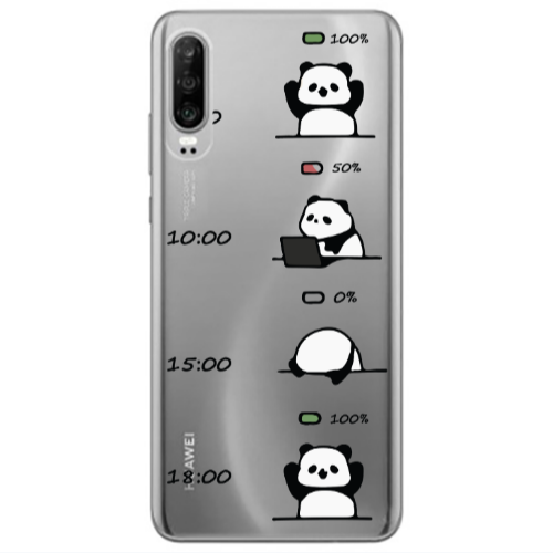 Huawei P30 My situation at work Transparent Silicone TPU Θήκη