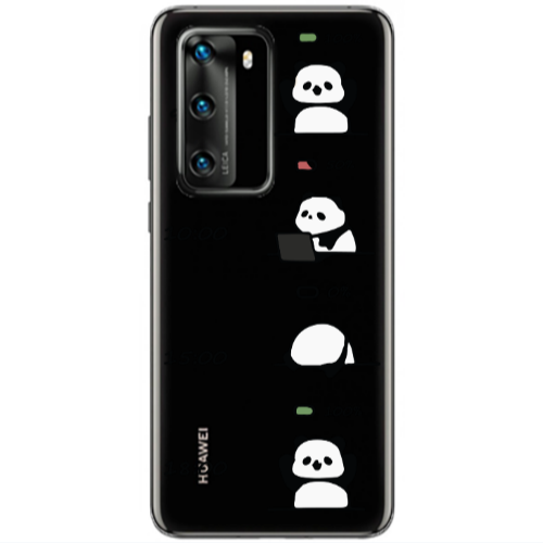 Huawei P40 My situation at work Transparent Silicone TPU Θήκη