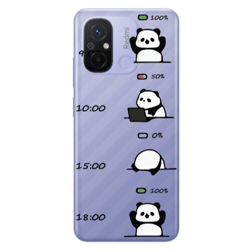 Xiaomi Redmi 12C My situation at work Transparent Silicone TPU Θήκη