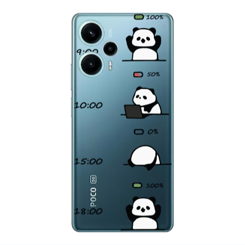 Xiaomi Poco F5 My situation at work Transparent Silicone TPU Θήκη