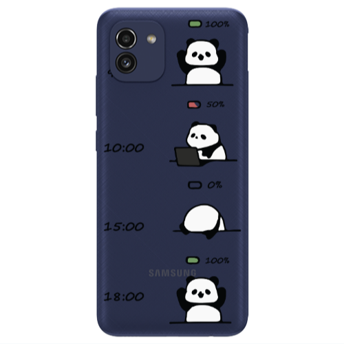 Samsung A03 My situation at work Transparent Silicone TPU Θήκη