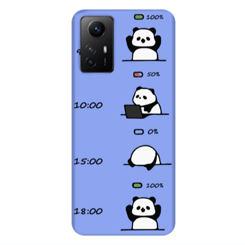 Xiaomi Redmi Note 12s My situation at work Light Purple Colored Silicone TPU Θήκη