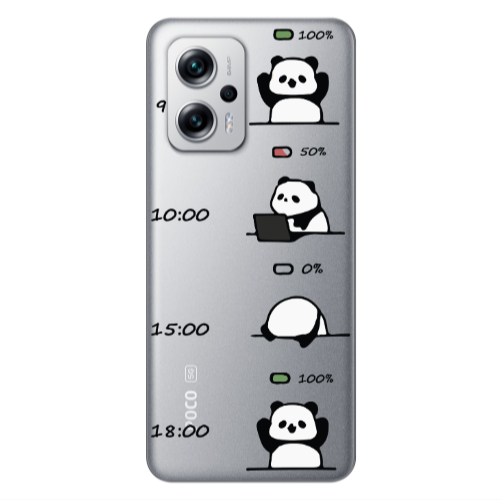 Xiaomi Poco X4 GT My situation at work Transparent Silicone TPU Θήκη