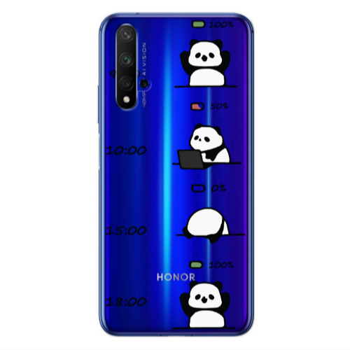 Huawei Nova 5 T My situation at work Transparent Silicone TPU Θήκη
