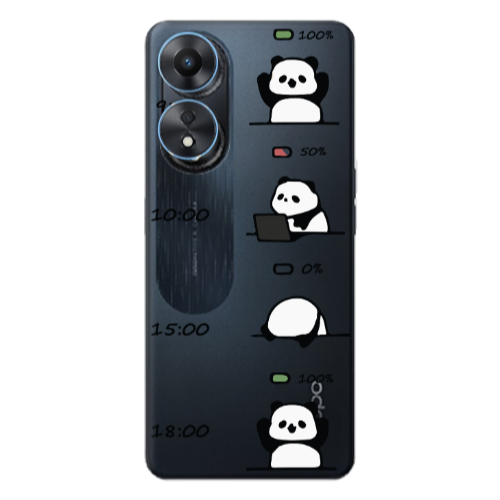 Oppo A 98 My situation at work Transparent Silicone TPU Θήκη