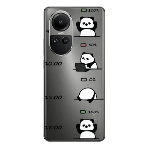 Oppo Reno10 5G My situation at work Transparent Silicone TPU Θήκη