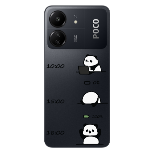 Xiaomi Poco C65 My situation at work Transparent Silicone TPU Θήκη