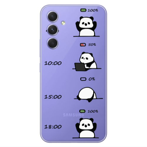 Samsung A35 My situation at work Transparent Silicone TPU Θήκη