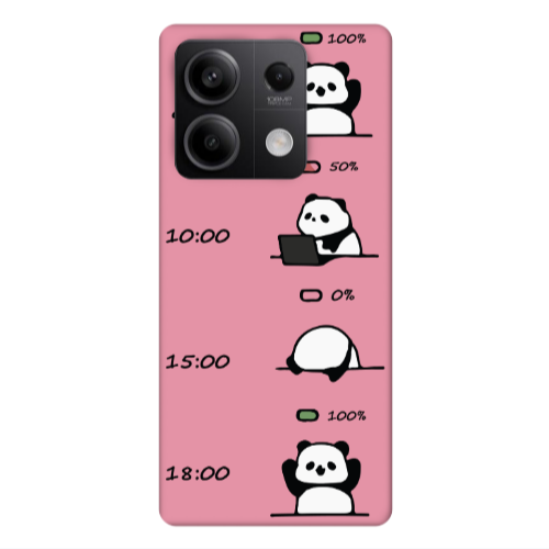 Xiaomi Redmi Note 13Pro 5G My situation at work Pink Colored Silicone TPU Θήκη