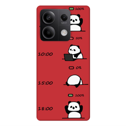 Xiaomi Redmi Note 13Pro 5G My situation at work Red Colored Silicone TPU Θήκη