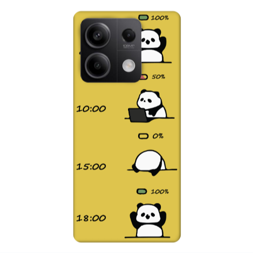 Xiaomi Redmi Note 13Pro 5G My situation at work Yellow Colored Silicone TPU Θήκη