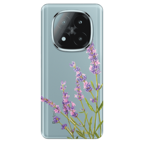 Xiaomi Redmi Note 14 Pro + 5g Flowers 8 Transparent Silicone TPU Θήκη