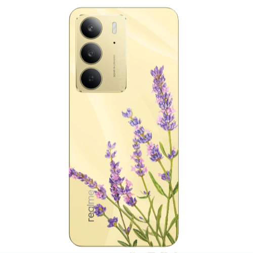 Realme C 75 Flowers 8 Transparent Silicone TPU Θήκη