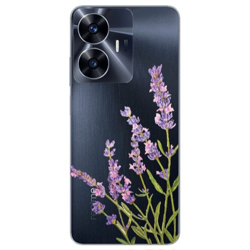 Realme Note 50 Flowers 8 Transparent Silicone TPU Θήκη