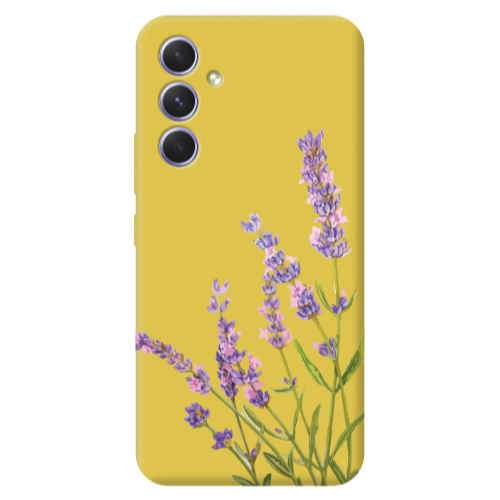 Samsung A36 Flowers 8 Yellow Colored Silicone TPU Θήκη