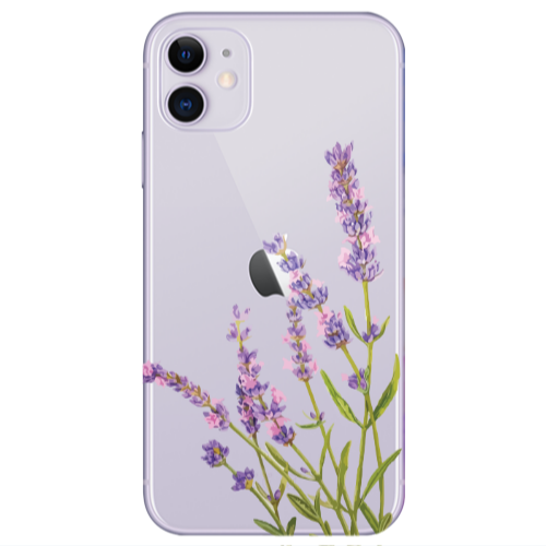 Apple iPhone 11  Flowers 8 Transparent Silicone TPU Θήκη