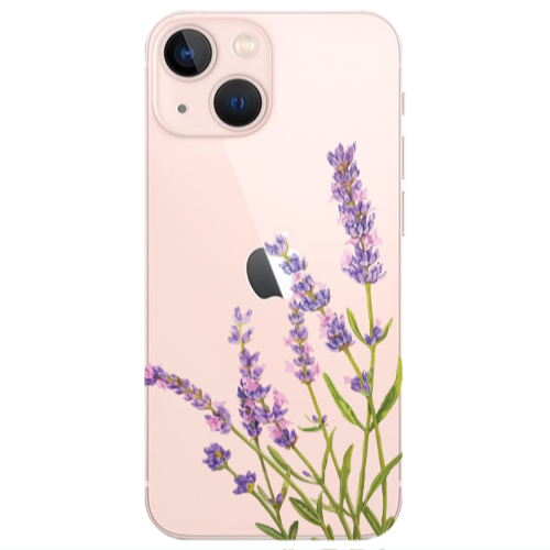Apple iPhone 13 Flowers 8 Transparent Silicone TPU Θήκη