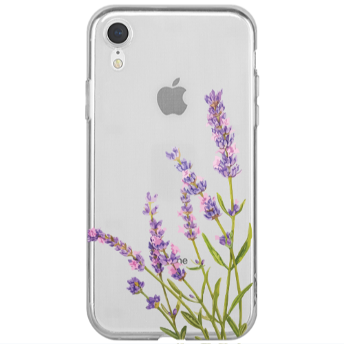 Apple iPhone Xr Flowers 8 Transparent Silicone TPU Θήκη