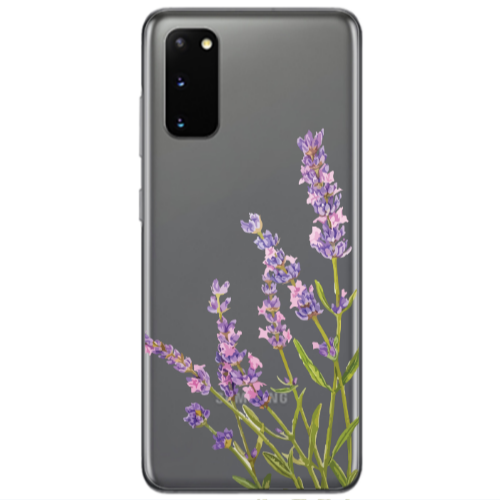 Samsung S20 Flowers 8 Transparent Silicone TPU Θήκη