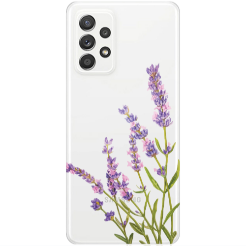Samsung A53 Flowers 8 Transparent Silicone TPU Θήκη