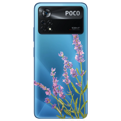 Xiaomi Poco X4 Pro Flowers 8 Transparent Silicone TPU Θήκη