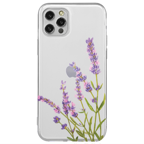 Apple iPhone 12 Pro Flowers 8 Transparent Silicone TPU Θήκη