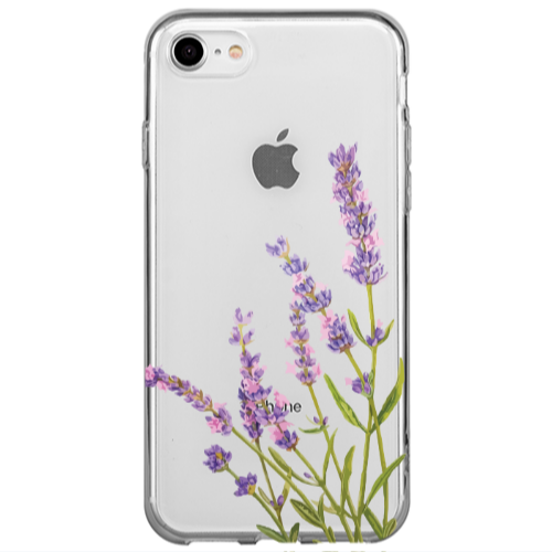 Apple iPhone 7 Flowers 8 Transparent Silicone TPU Θήκη