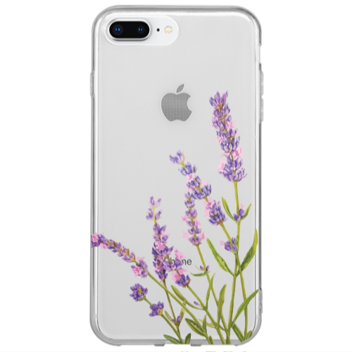 Apple iPhone 7 Plus Flowers 8 Transparent Silicone TPU Θήκη