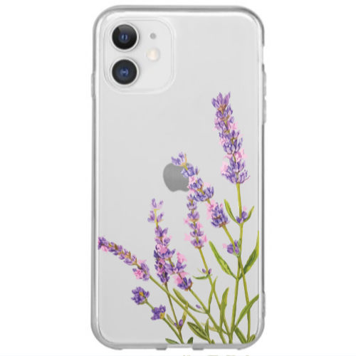 Apple iPhone 12 Mini Flowers 8 Transparent Silicone TPU Θήκη