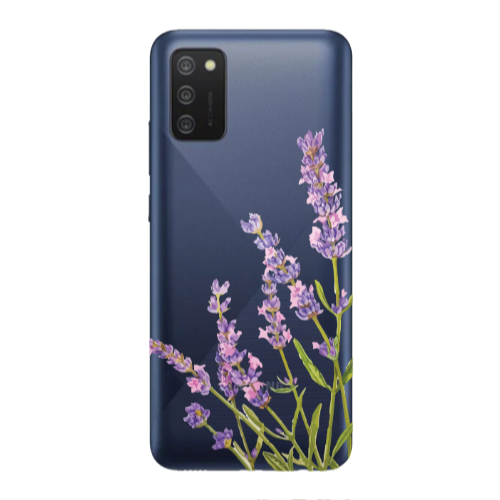 Samsung A03S Flowers 8 Transparent Silicone TPU Θήκη