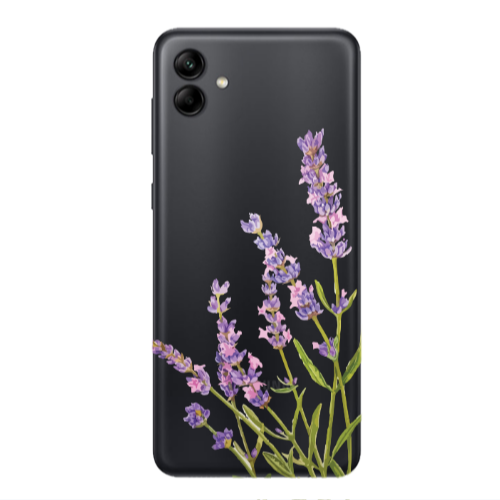 Samsung A04 Flowers 8 Transparent Silicone TPU Θήκη