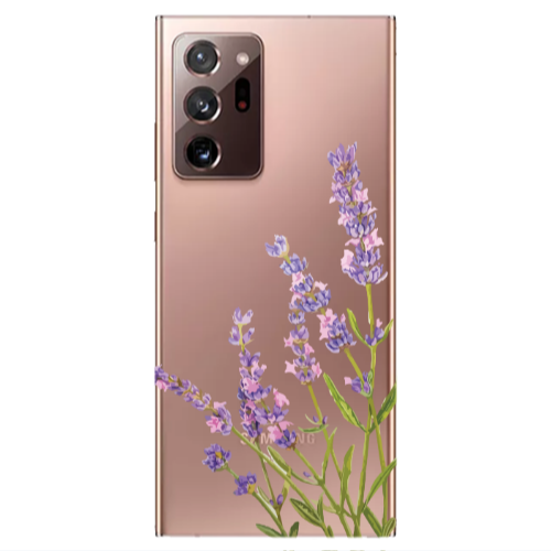 Samsung Note 20 Ultra Flowers 8 Transparent Silicone TPU Θήκη
