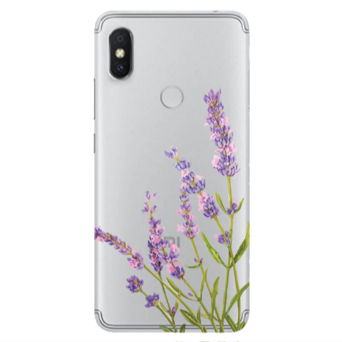 Xiaomi Redmi S2 Flowers 8 Transparent Silicone TPU Θήκη