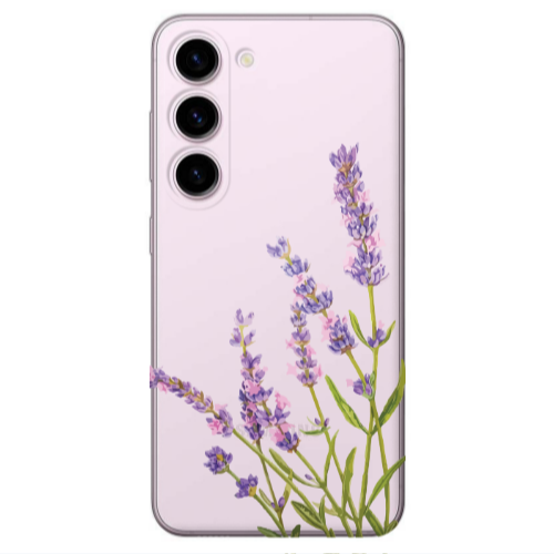 Samsung S23 Flowers 8 Transparent Silicone TPU Θήκη