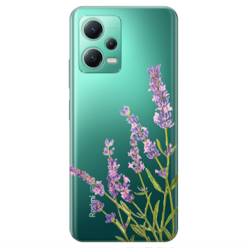 Xiaomi Redmi Note 12 Pro 5G Flowers 8 Transparent Silicone TPU Θήκη