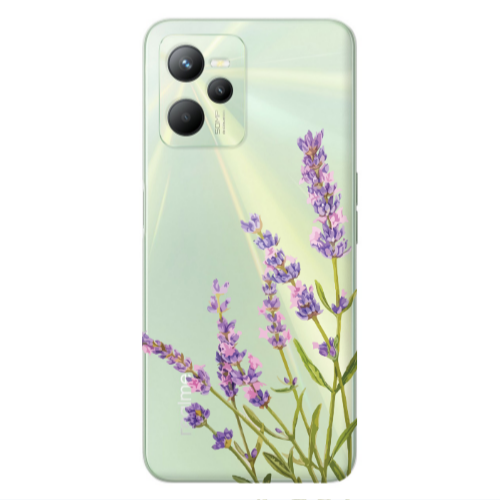 Realme C35 Flowers 8 Transparent Silicone TPU Θήκη