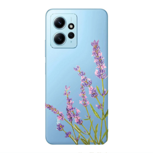 Xiaomi Redmi Note 12 4G Flowers 8 Transparent Silicone TPU Θήκη