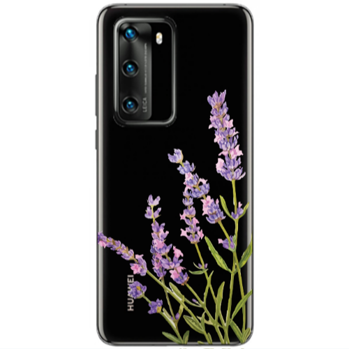 Huawei P40 Flowers 8 Transparent Silicone TPU Θήκη